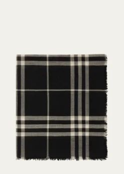 BurberryGiant Check Wool Scarf