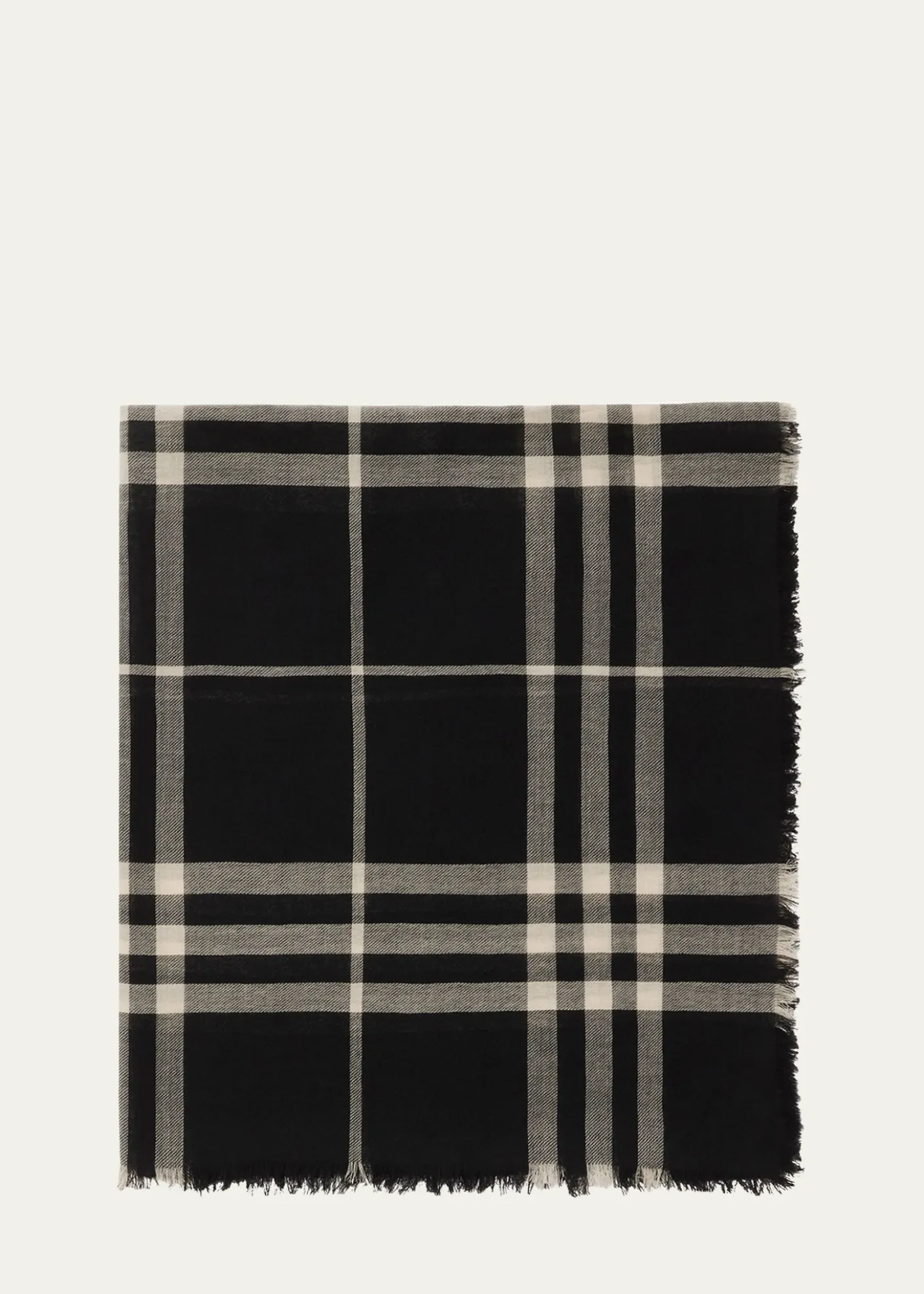 BurberryGiant Check Wool Scarf