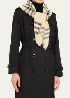 BurberryGiant Check Wool Scarf