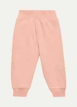 BurberryGirl's Jackson Check-Tape Cotton Jogger Pants, Size 6M-2