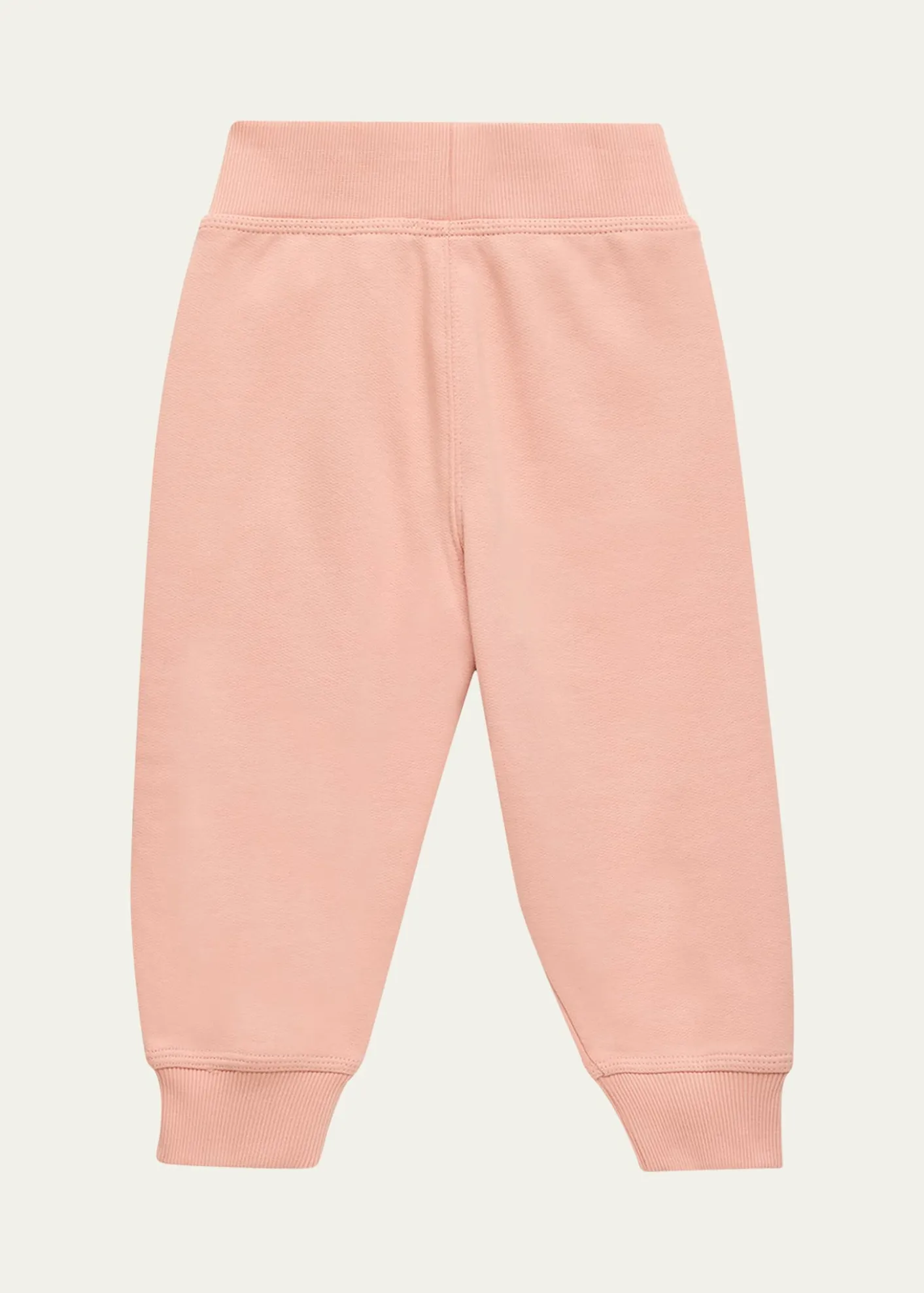 BurberryGirl's Jackson Check-Tape Cotton Jogger Pants, Size 6M-2