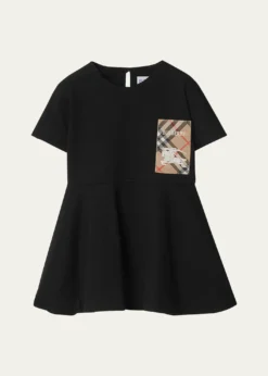 BurberryGirl's Riley EKD Logo-Print Dress, Size 3-14