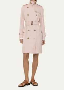 BurberryKensington Belted Double-Breasted Trench Coat