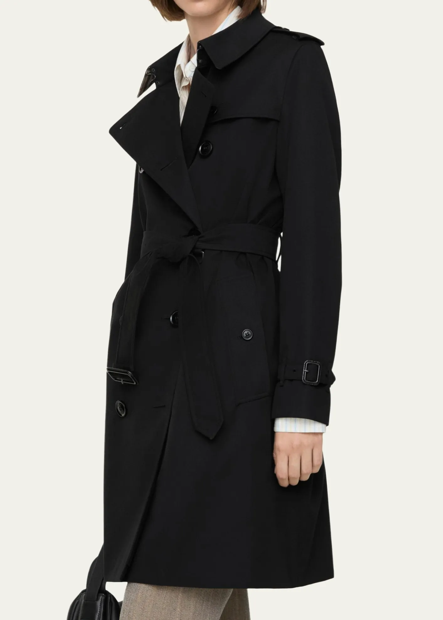 BurberryKensington Belted Trench Coat