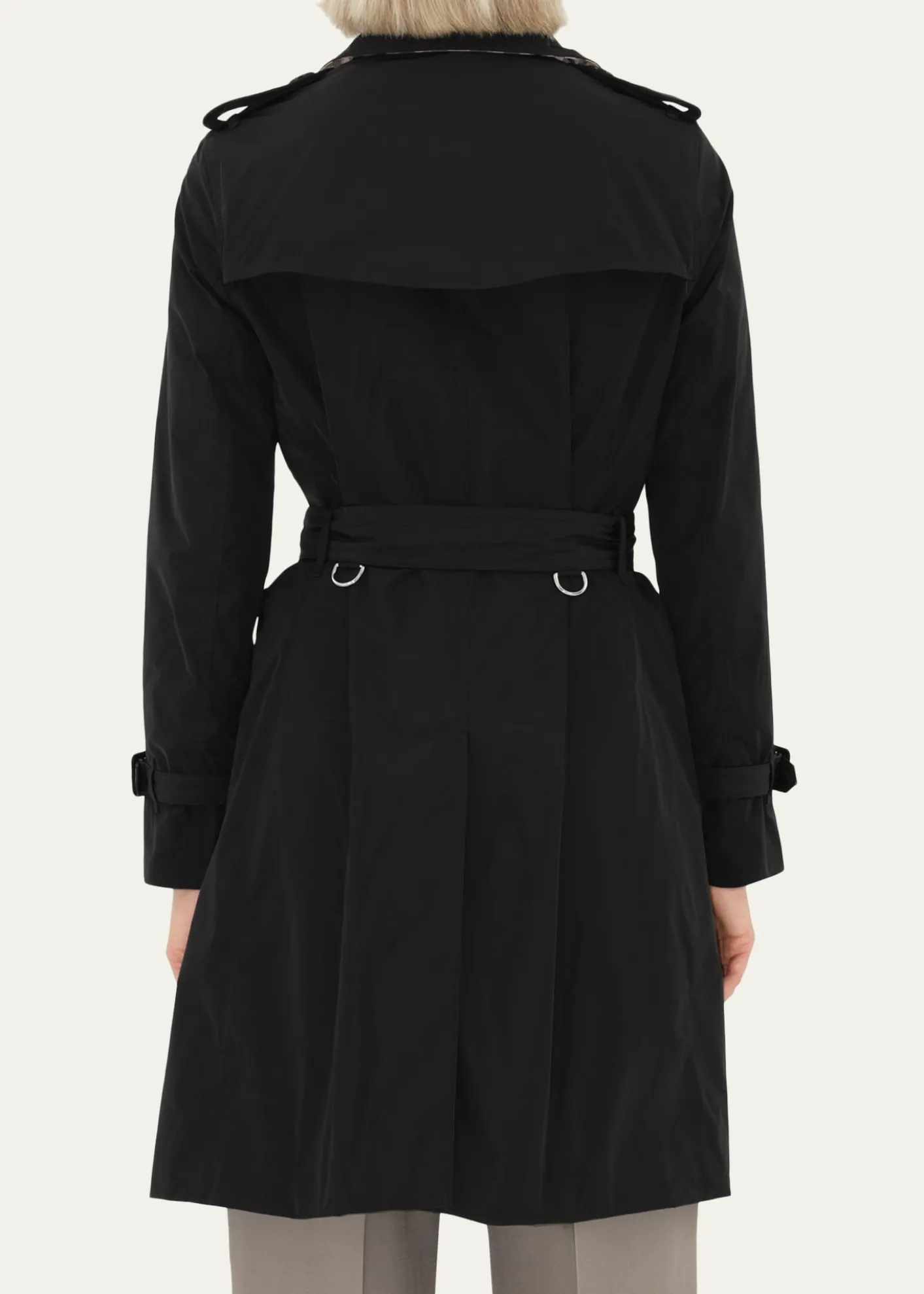 BurberryKensington Double-Breasted Trench Coat