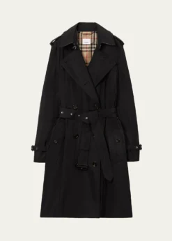 BurberryKensington Double-Breasted Trench Coat