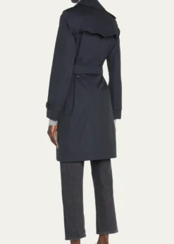 BurberryKensington Heritage Belted Long Trench Coat