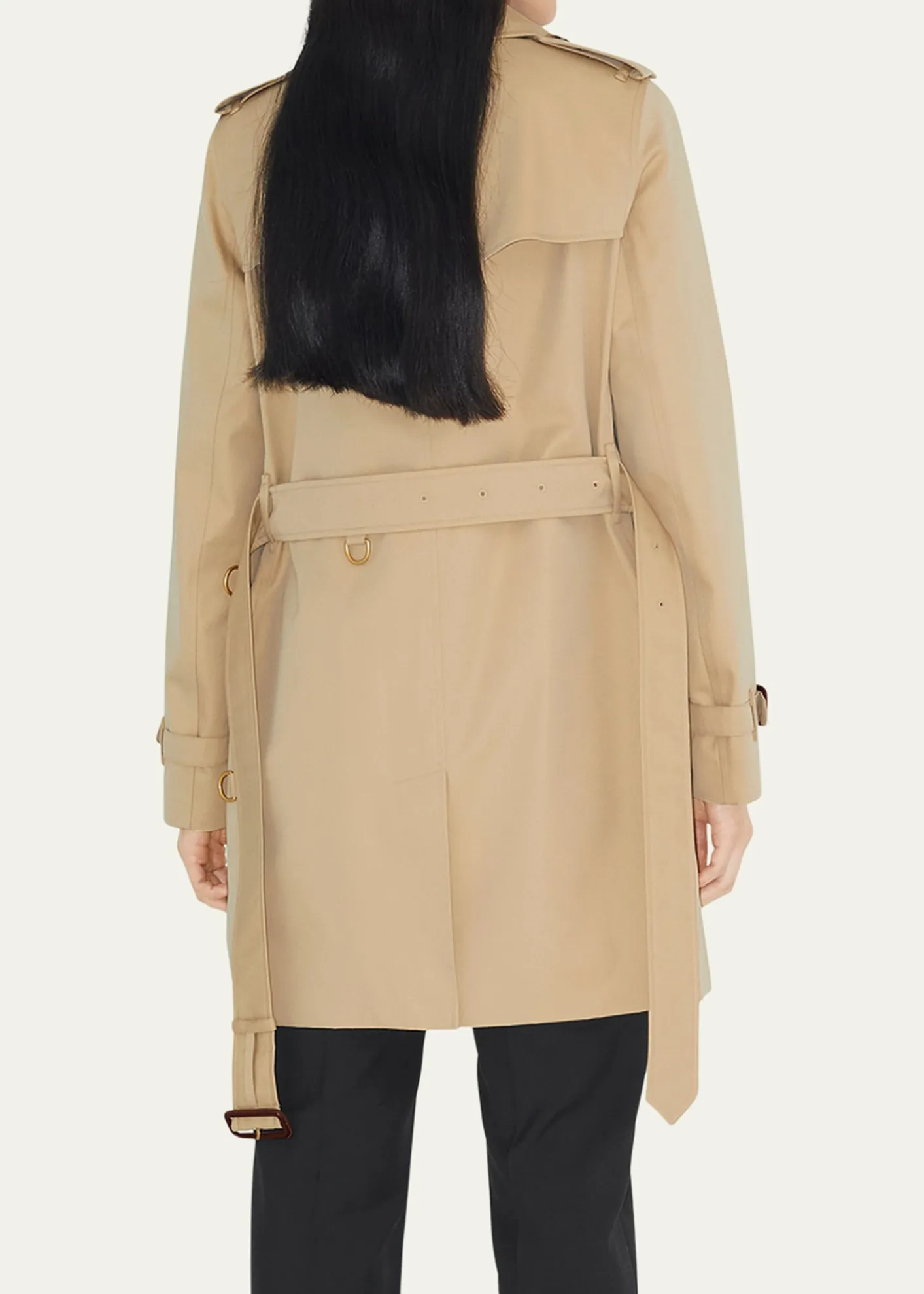 BurberryKensington Quilted Short Org 2 Coat with Hood