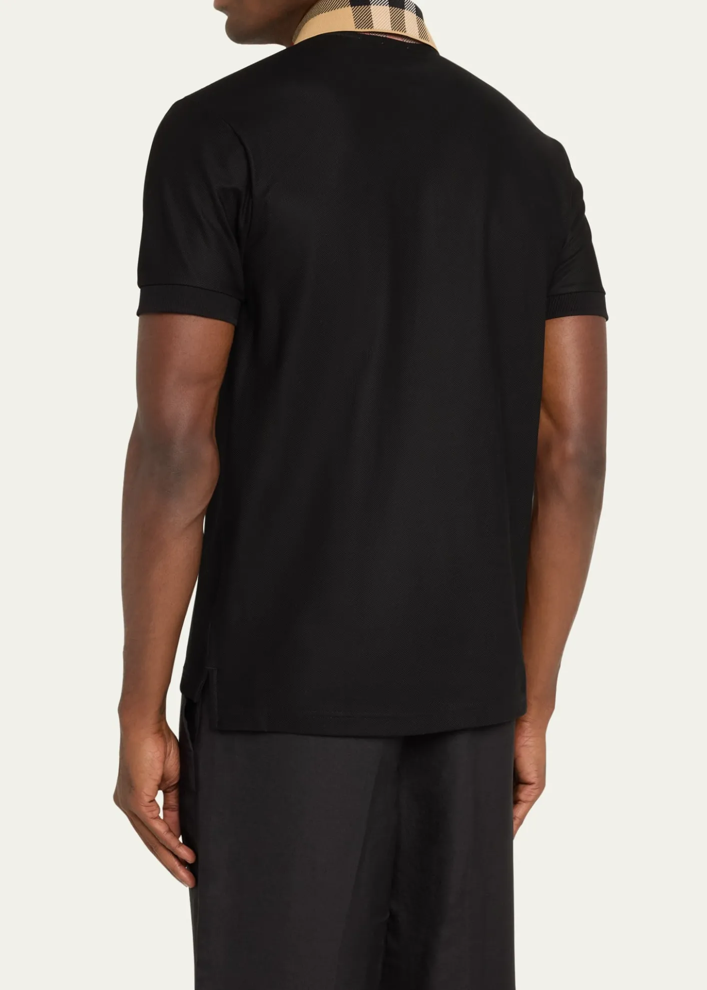 BurberryMen's Cody Check-Collar Polo Shirt