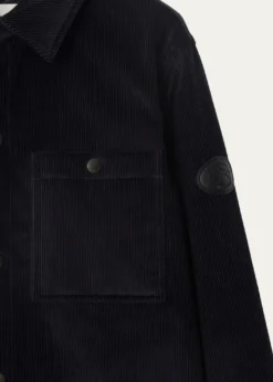BurberryMen's Corduroy Knight Stamp Chore Jacket