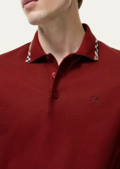 BurberryMen's Eddie Check-Trim Cotton Polo Shirt