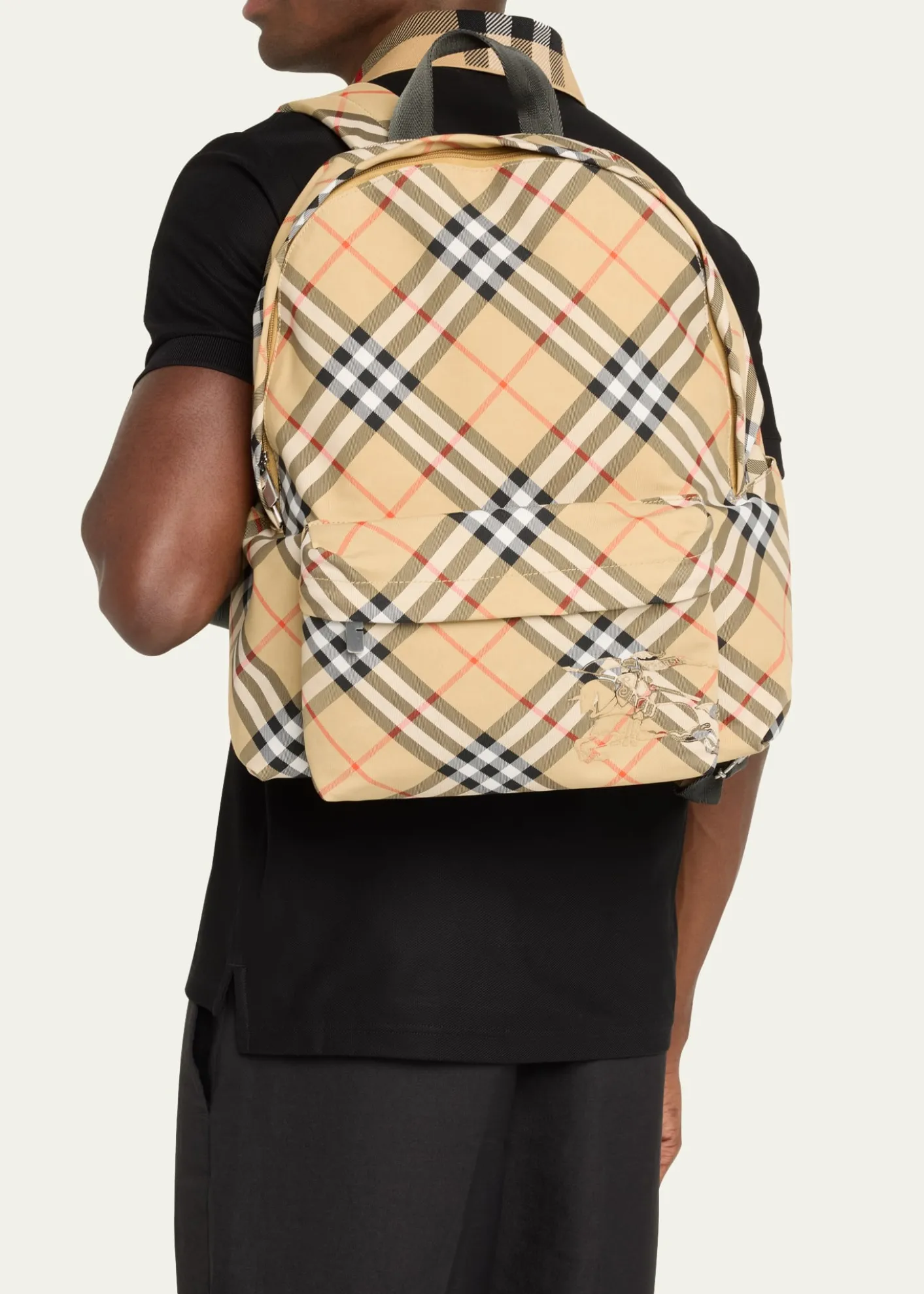 BurberryMen's Essential Check Backpack
