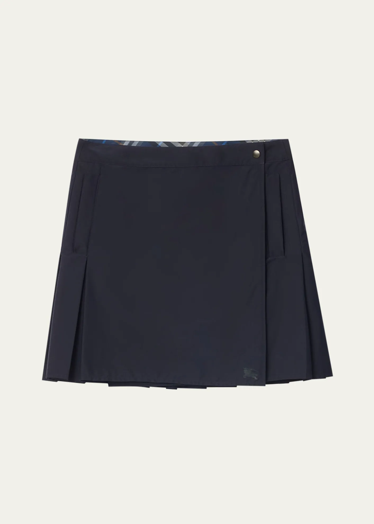 BurberryNadina Pleated Mini Wrap Skirt