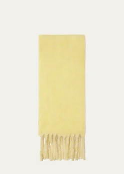 BurberryReversible Fringe Wool Scarf