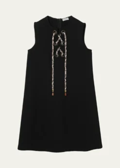 BurberryRhoslyn Sleeveless Lace-Up Mini Dress
