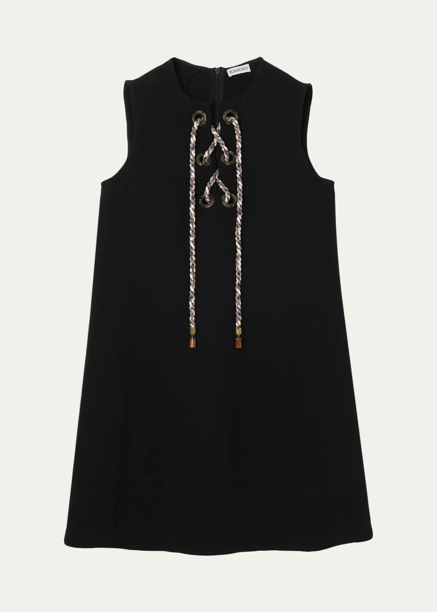 BurberryRhoslyn Sleeveless Lace-Up Mini Dress