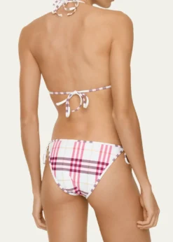 BurberrySadie Check Bikini Bottoms