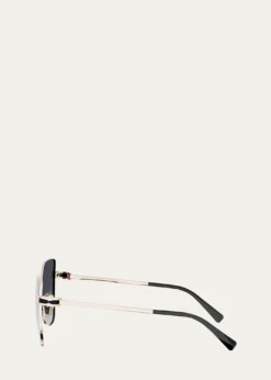 BVLGARIB.zero1 Metal Square Sunglasses