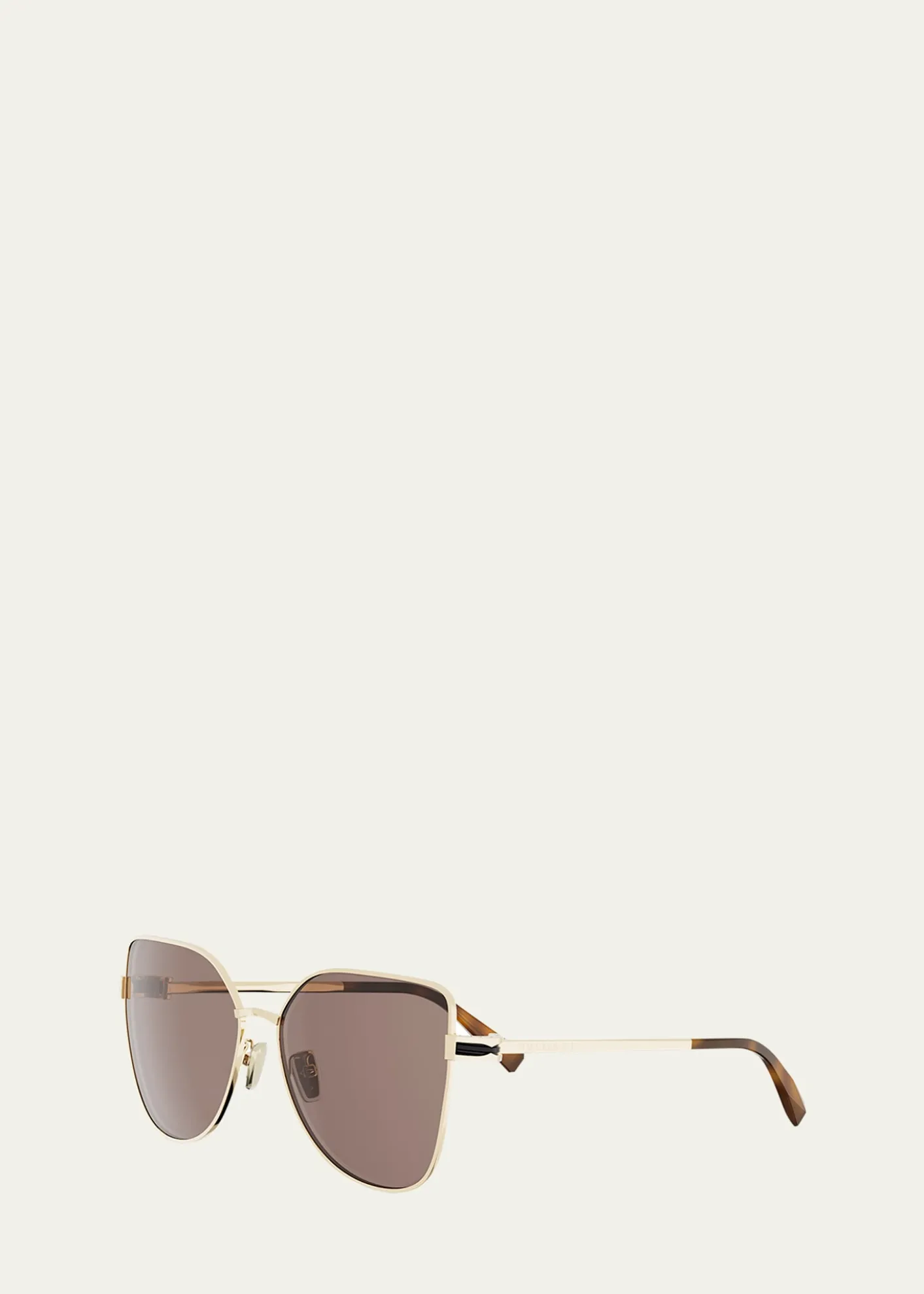 BVLGARIB.zero1 57mm Square Sunglasses