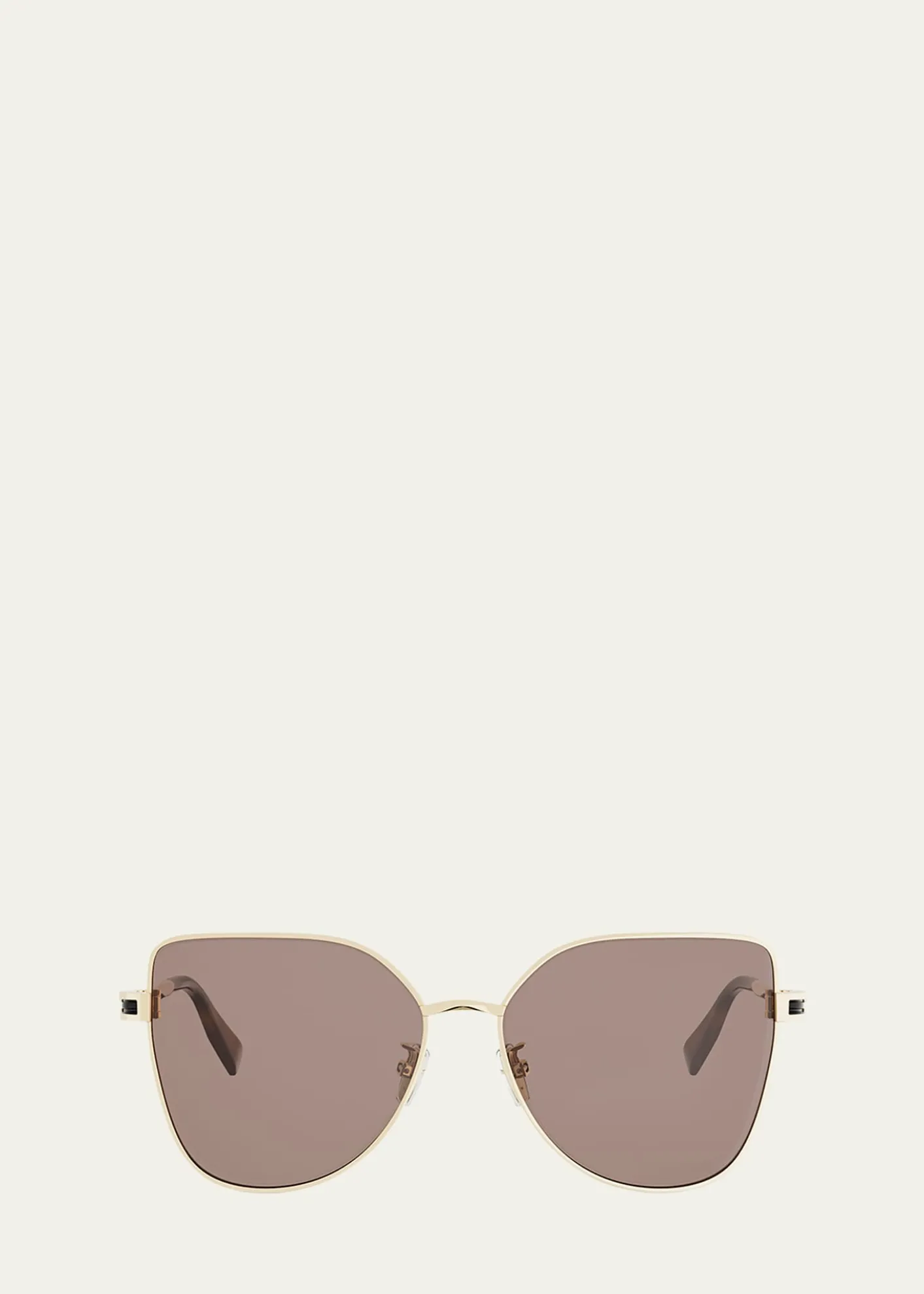 BVLGARIB.zero1 57mm Square Sunglasses