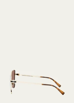 BVLGARIB.zero1 57mm Square Sunglasses