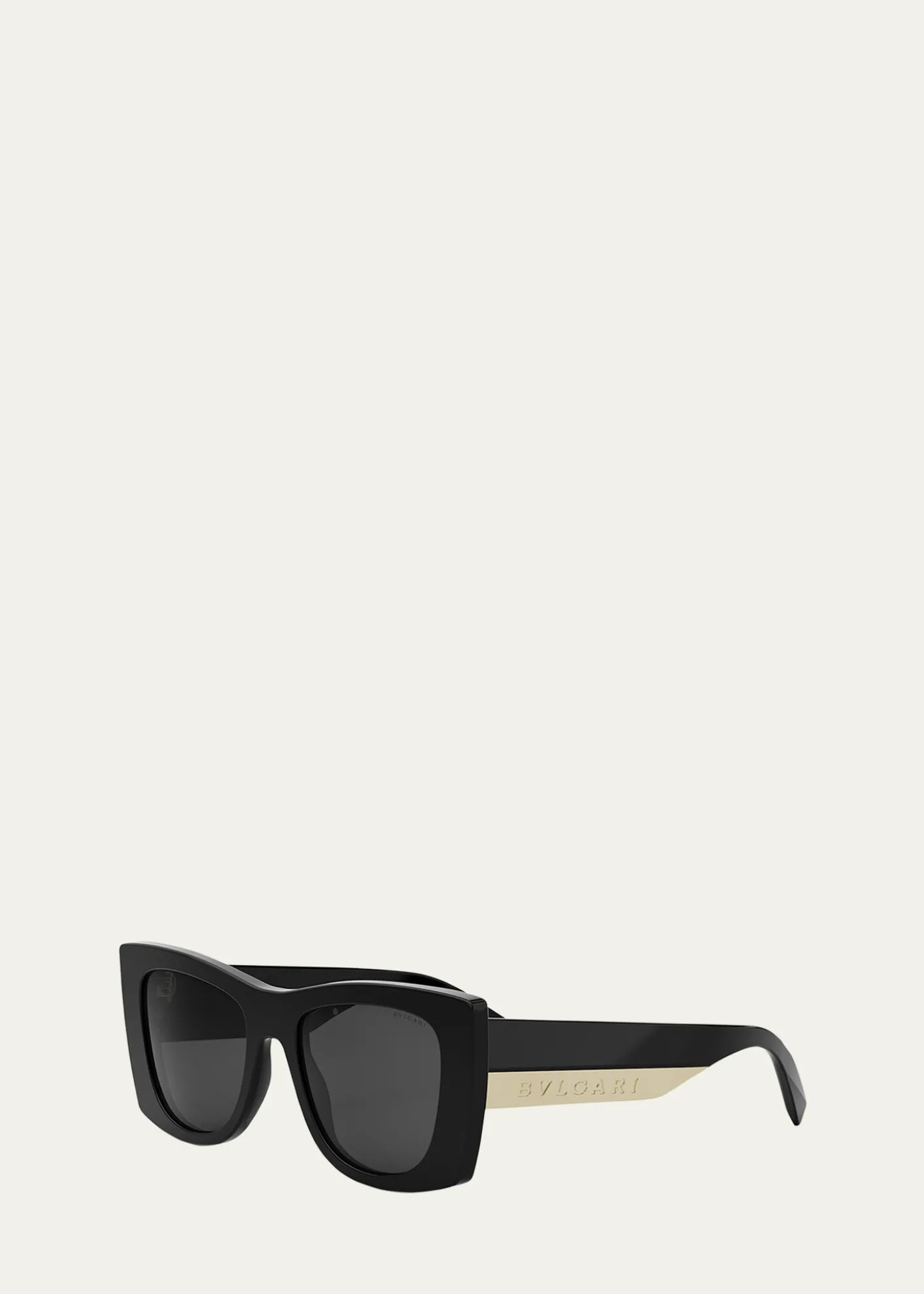 BVLGARIRoma Oversized Acetate & Nylon Butterfly Sunglasses