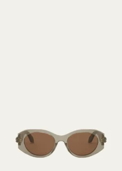 BVLGARISerpenti Oval Sunglasses