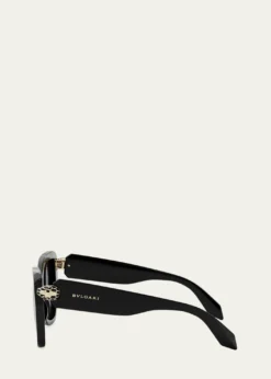 BVLGARISerpenti Acetate Butterfly Sunglasses
