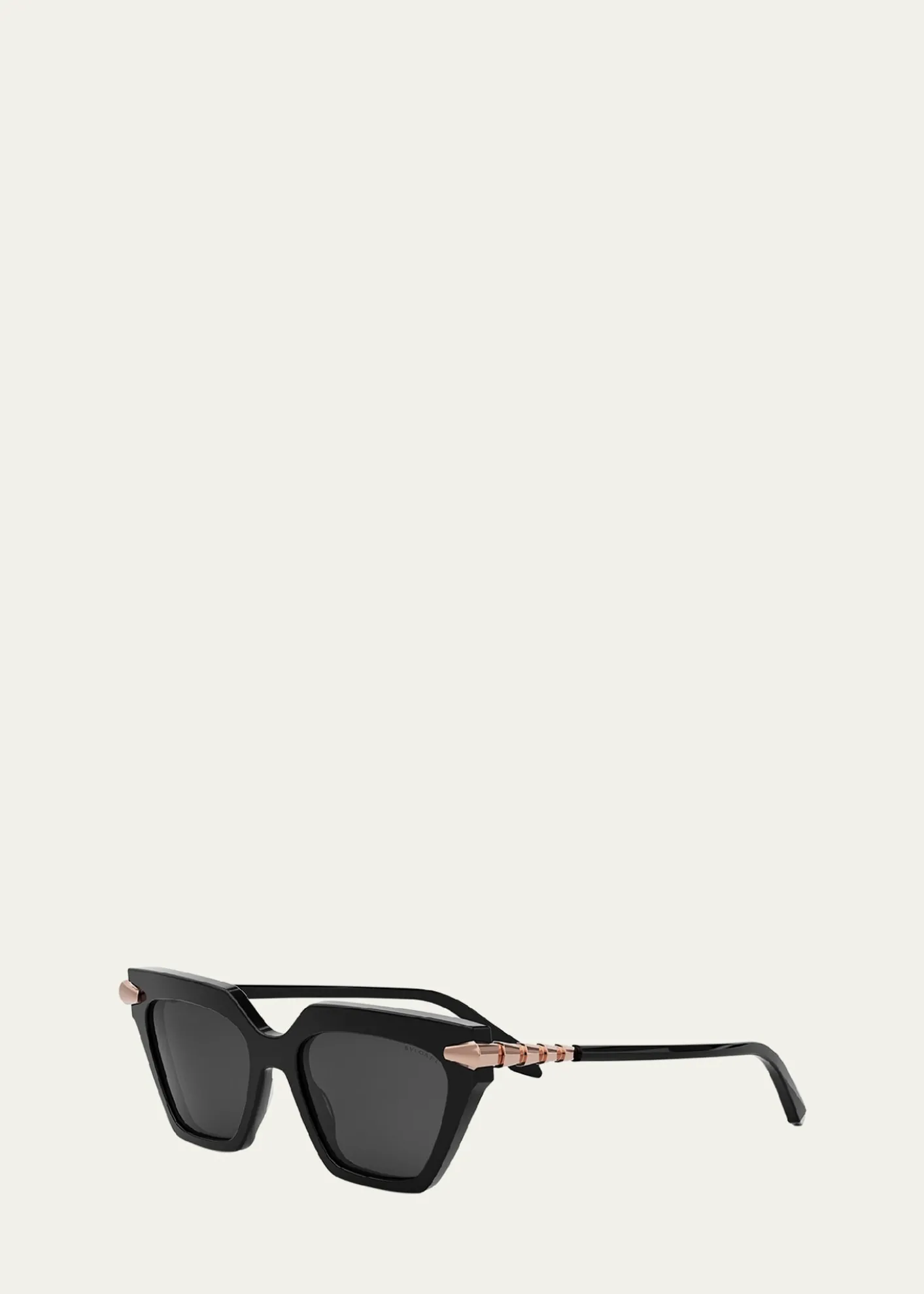 BVLGARISerpenti Acetate & Nylon Cat-Eye Sunglasses