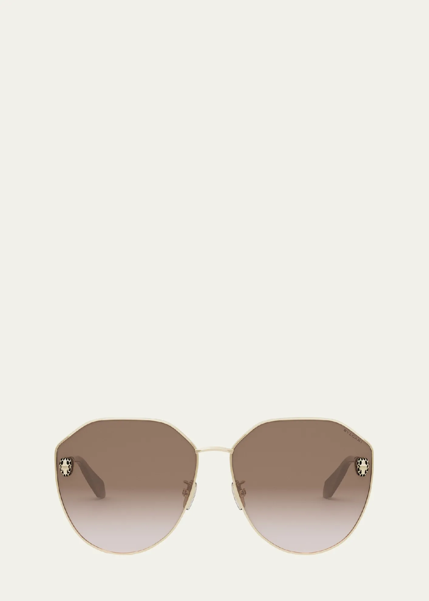 BVLGARISerpenti Round Metal Sunglasses