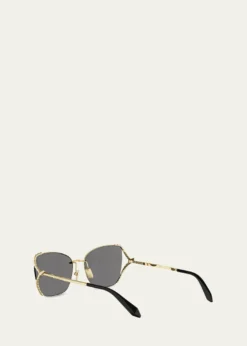 BVLGARISerpenti Viper 56mm Butterfly Sunglasses