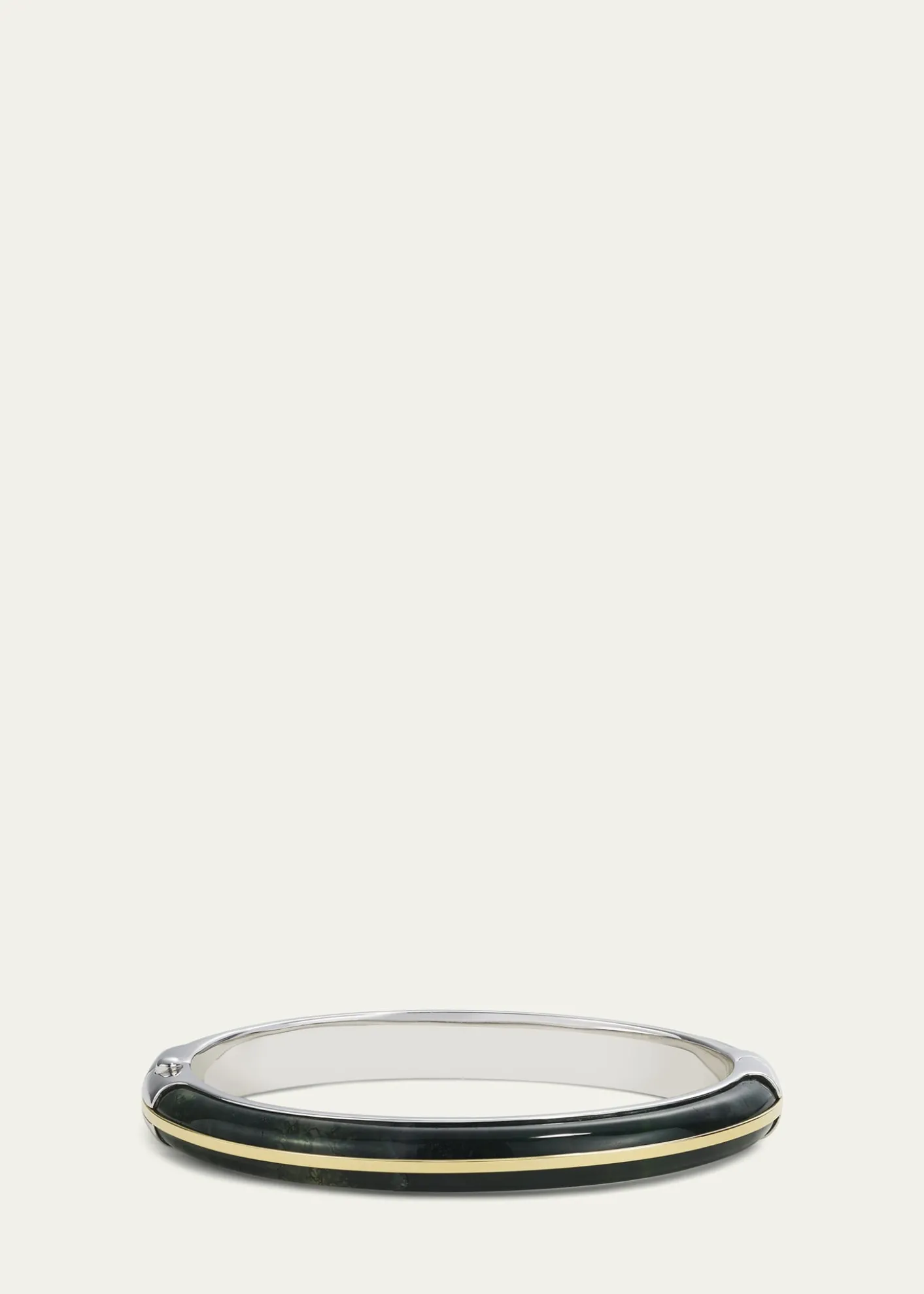 By PariahEssential Stacking Cuff Bracelet, Moss Agate