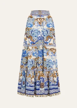 CamillaAzul Adventures High-Waisted Tiered Skirt