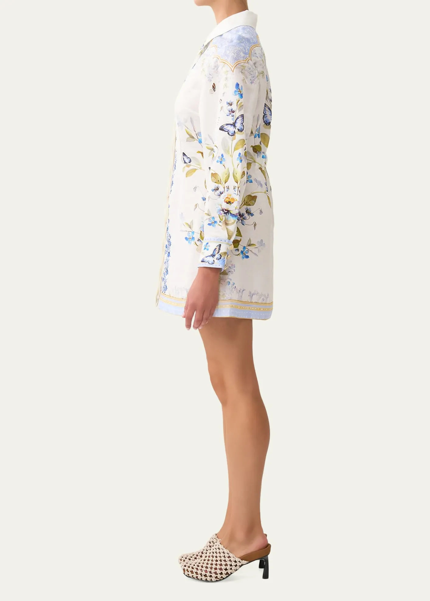 CamillaBotanical Ballads Mini Shirtdress