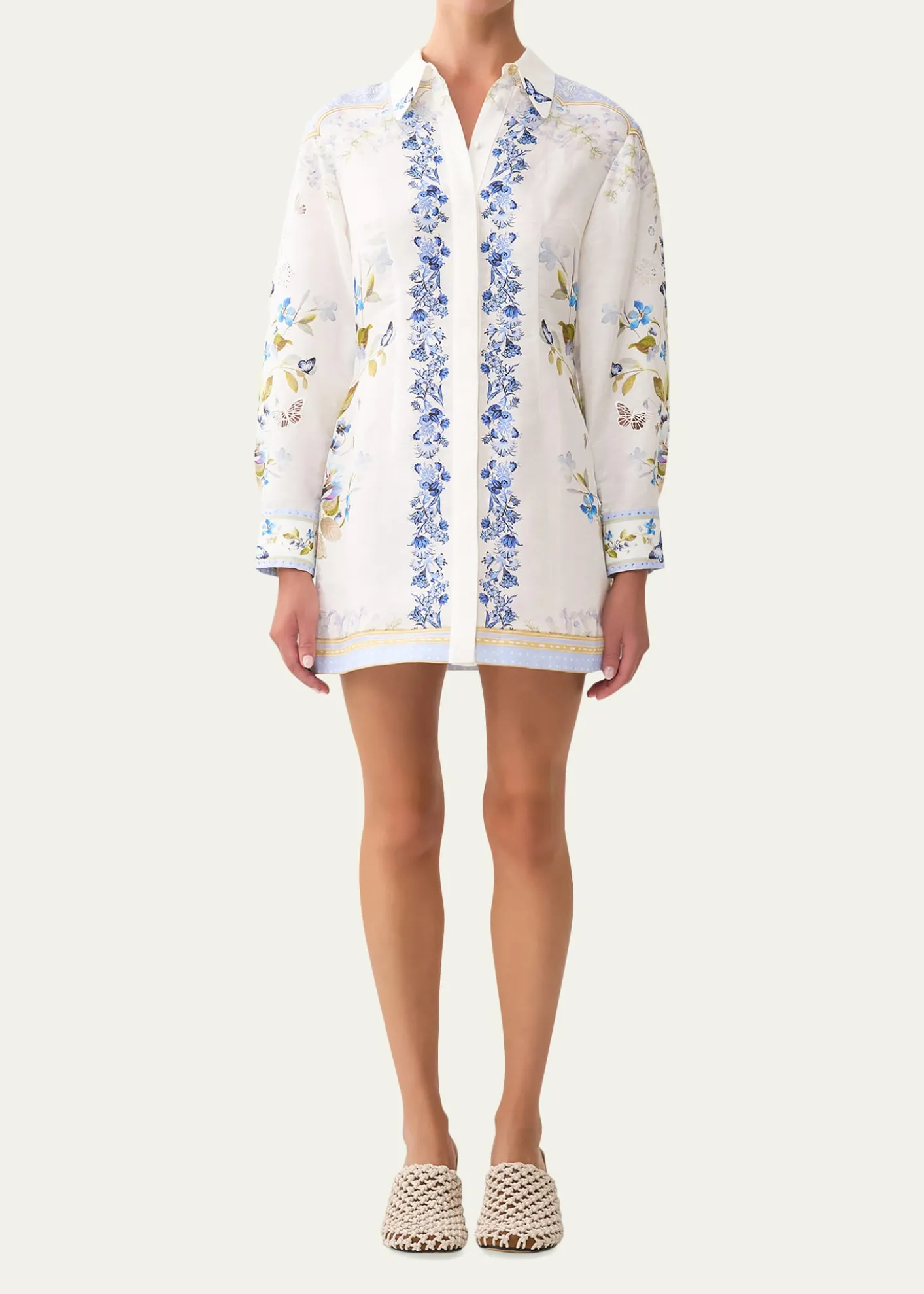 CamillaBotanical Ballads Mini Shirtdress