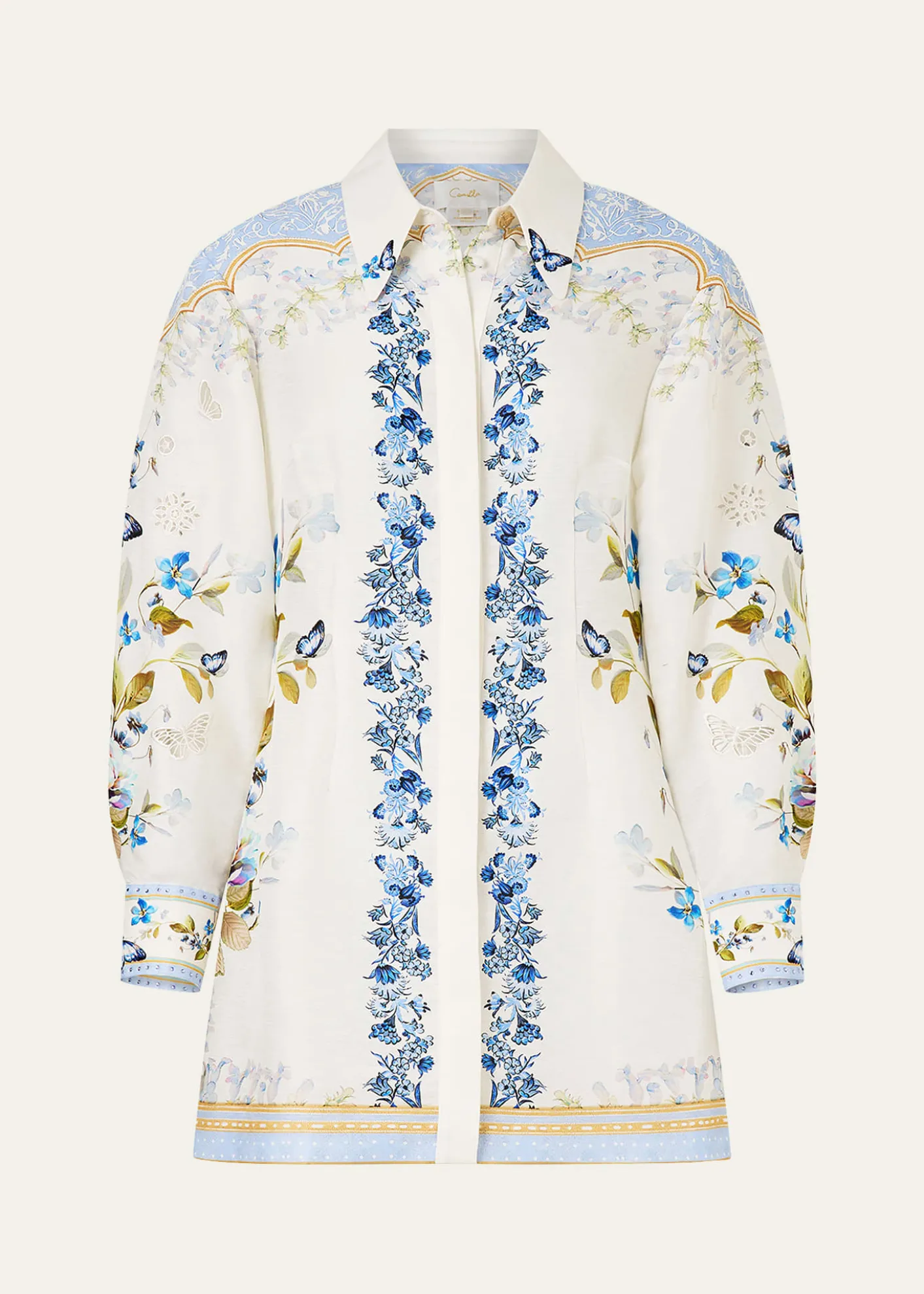 CamillaBotanical Ballads Mini Shirtdress