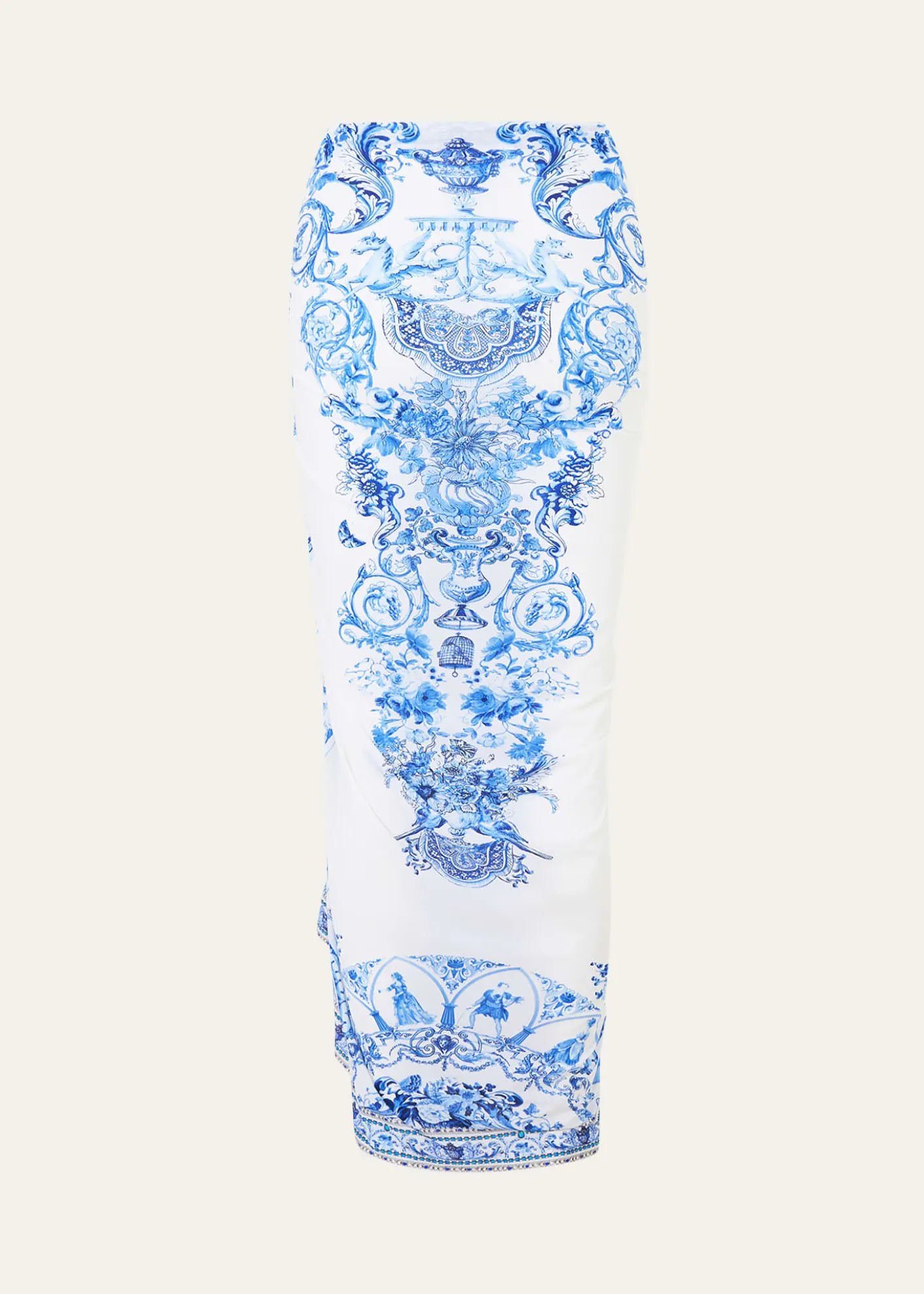 CamillaCeramic Panoramic Multiwear Long Sarong Coverup
