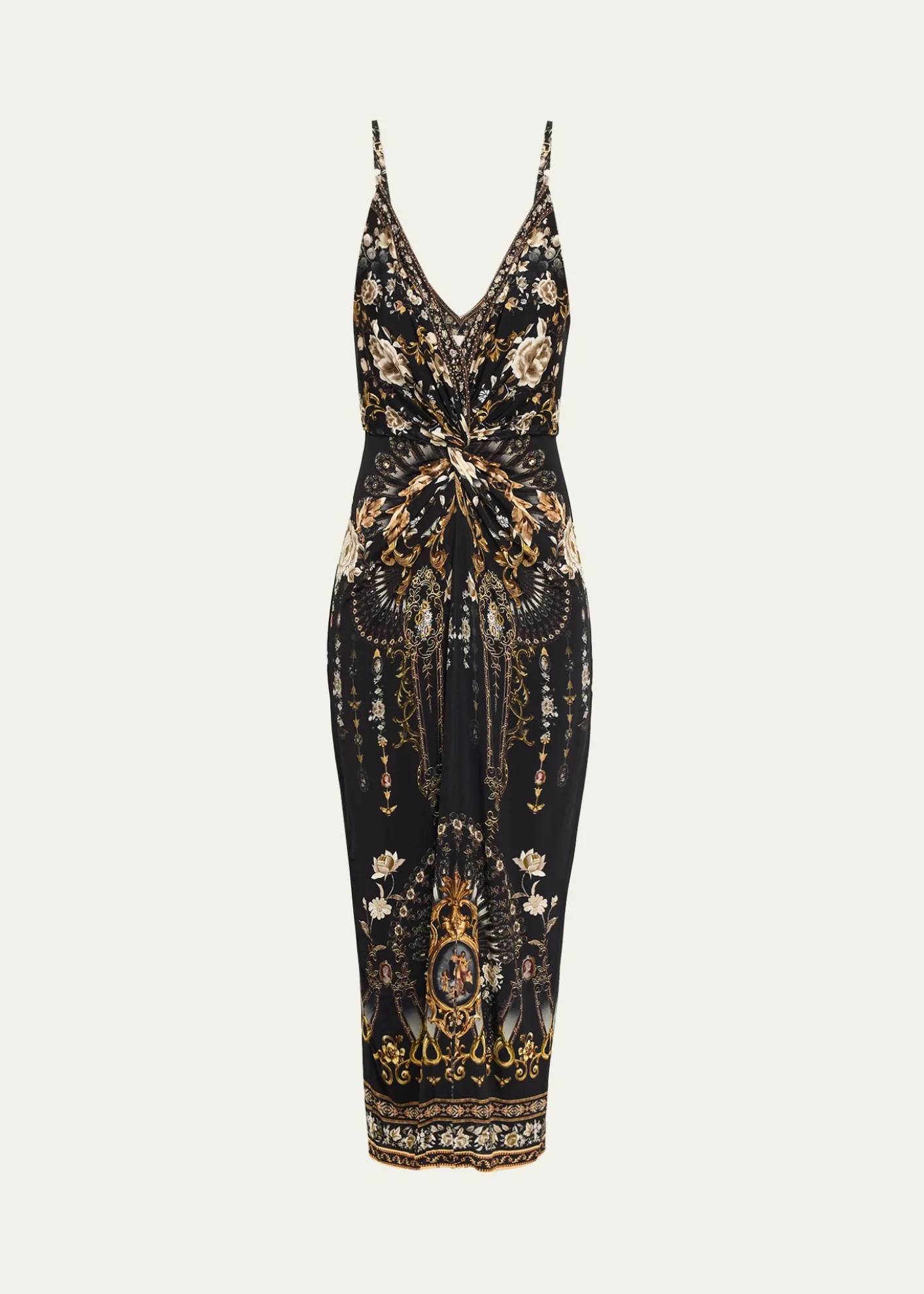 CamillaFlamenco Folklore Strappy Twist-Front Dress