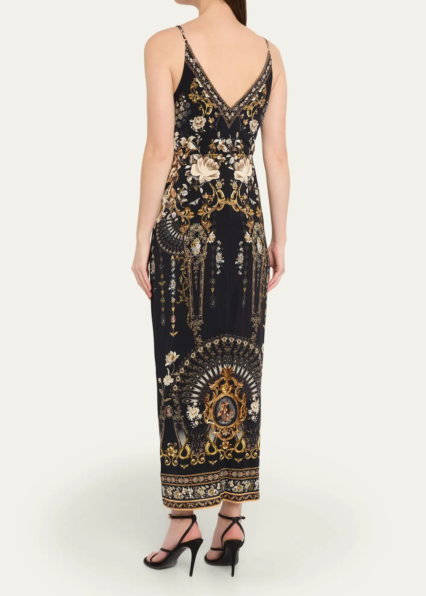CamillaFlamenco Folklore Strappy Twist-Front Dress