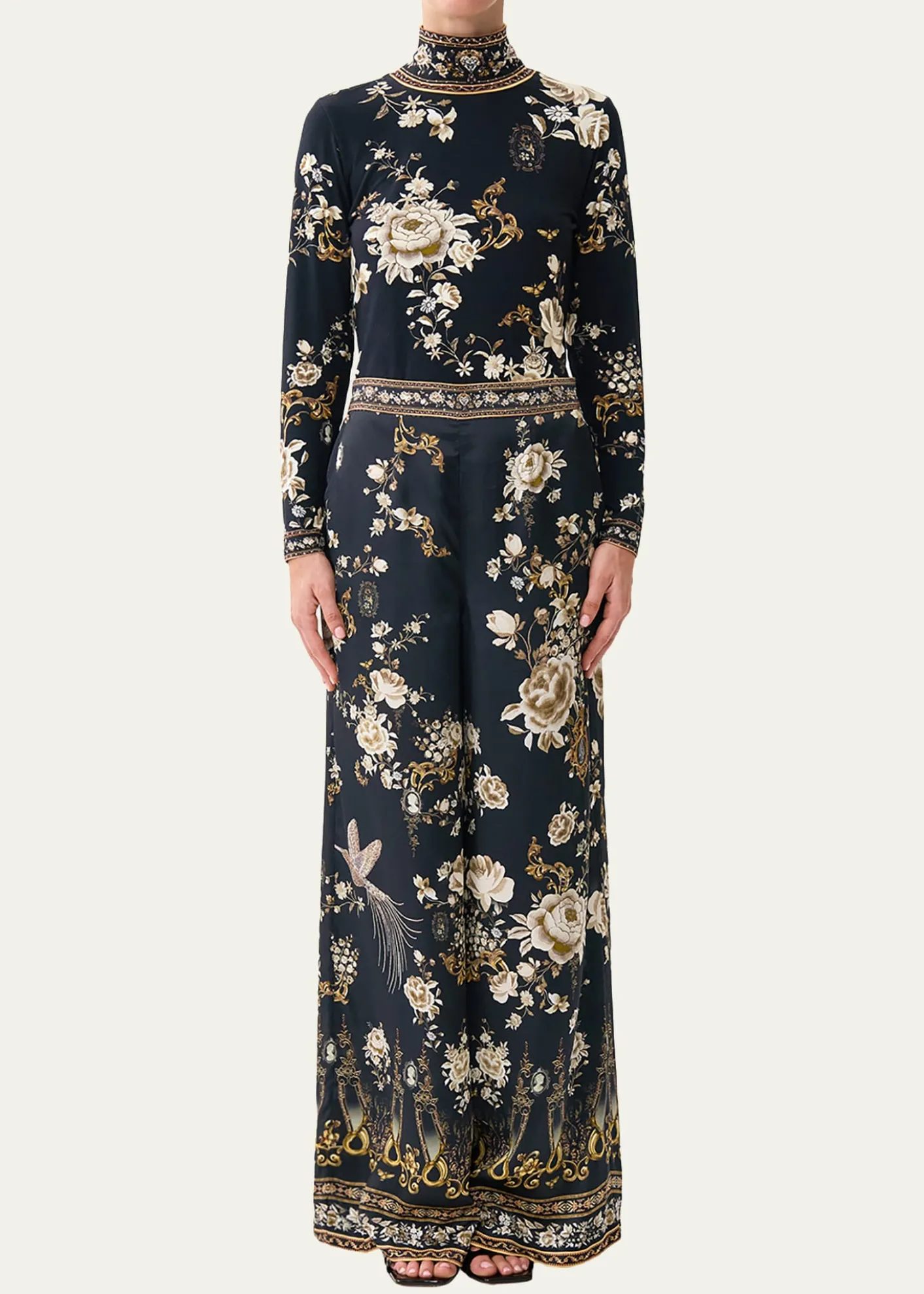 CamillaFlamenco Folklore Straight-Leg Relaxed Trousers