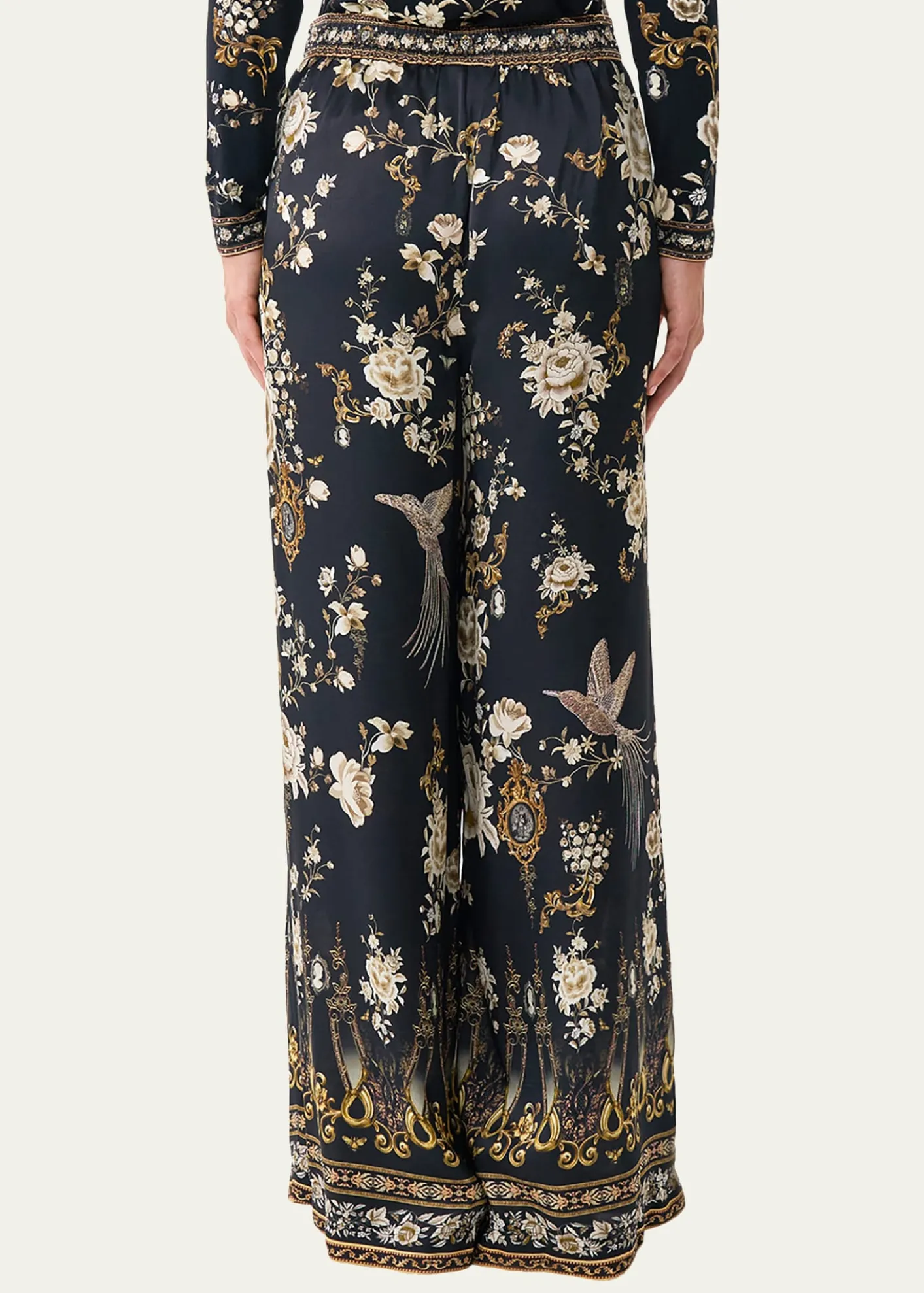 CamillaFlamenco Folklore Straight-Leg Relaxed Trousers