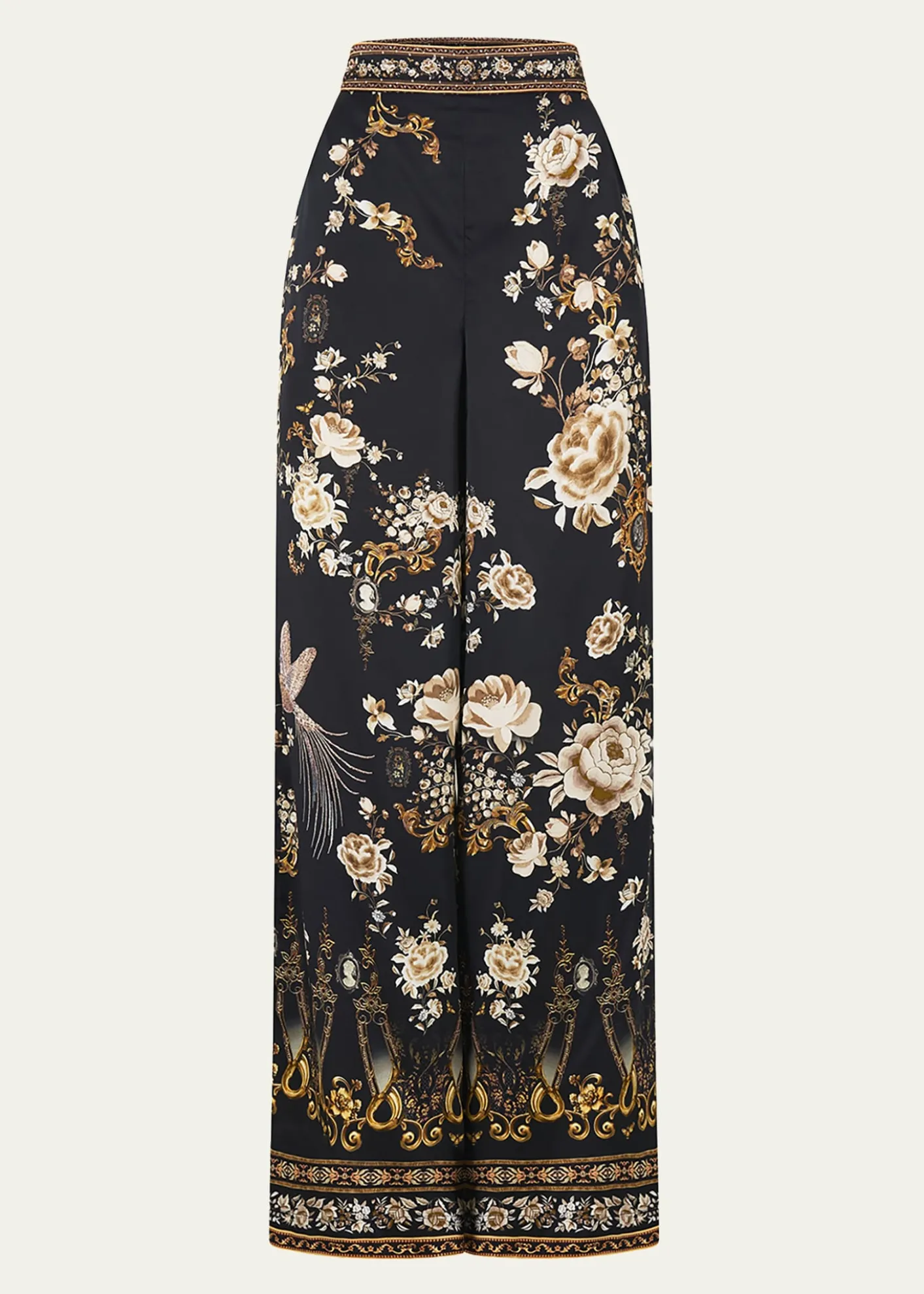 CamillaFlamenco Folklore Straight-Leg Relaxed Trousers