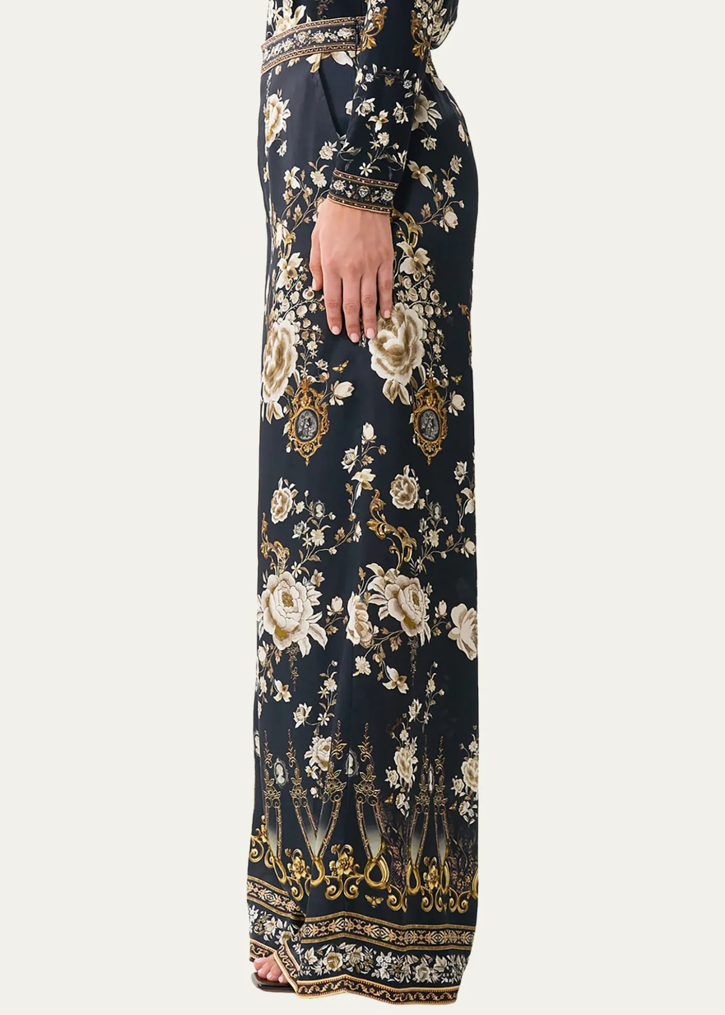 CamillaFlamenco Folklore Straight-Leg Relaxed Trousers