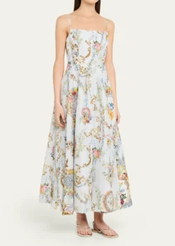 CamillaSeville Sweetheart Corset Maxi Dress