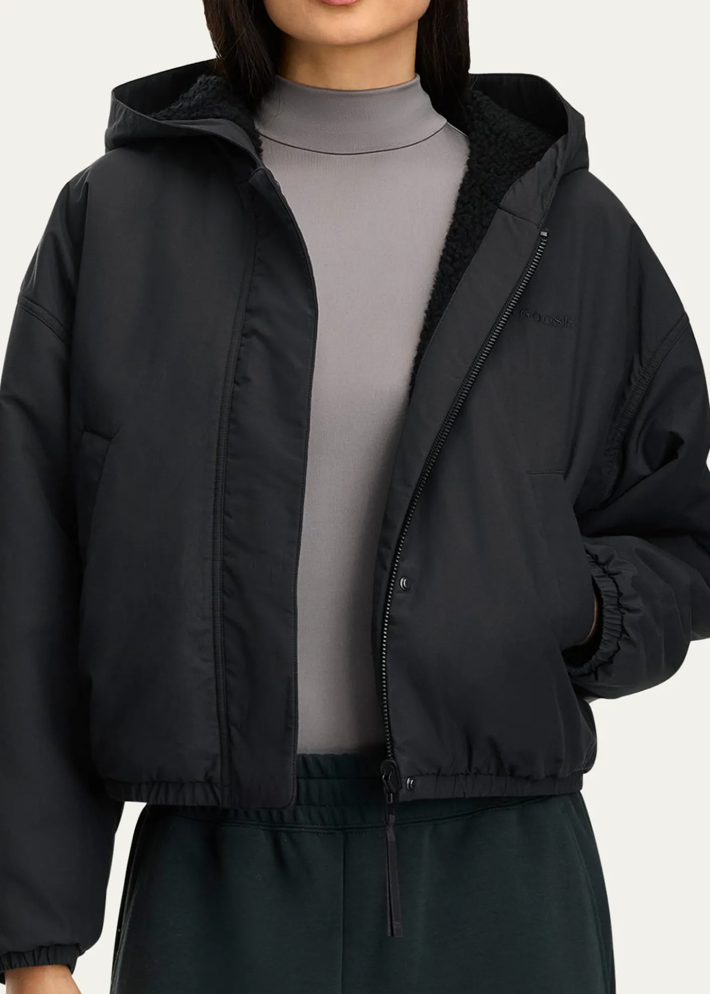 Canada GooseAlberni Reversible Fleece Bomber Jacket