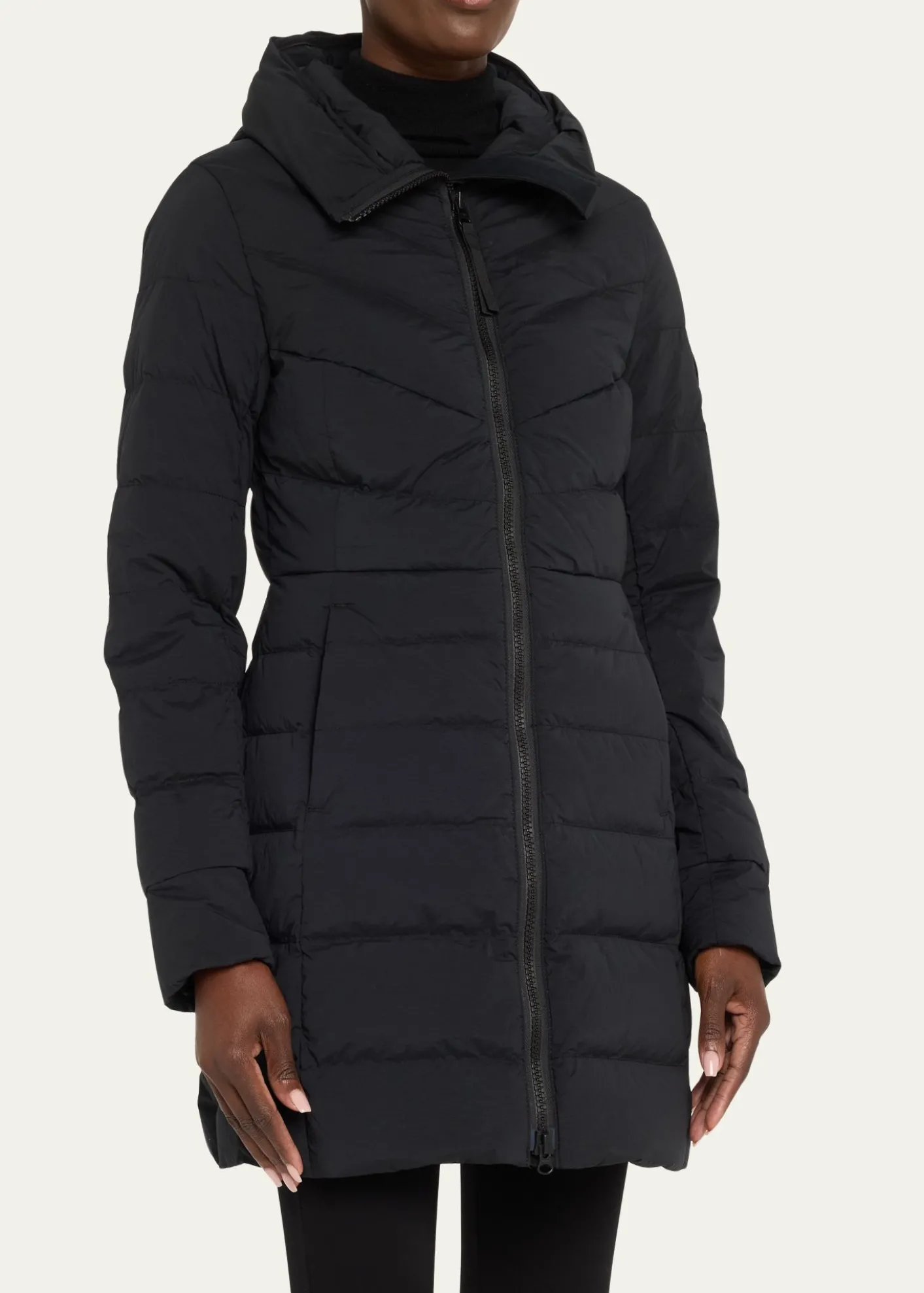 Canada GooseClair Coat Black Label