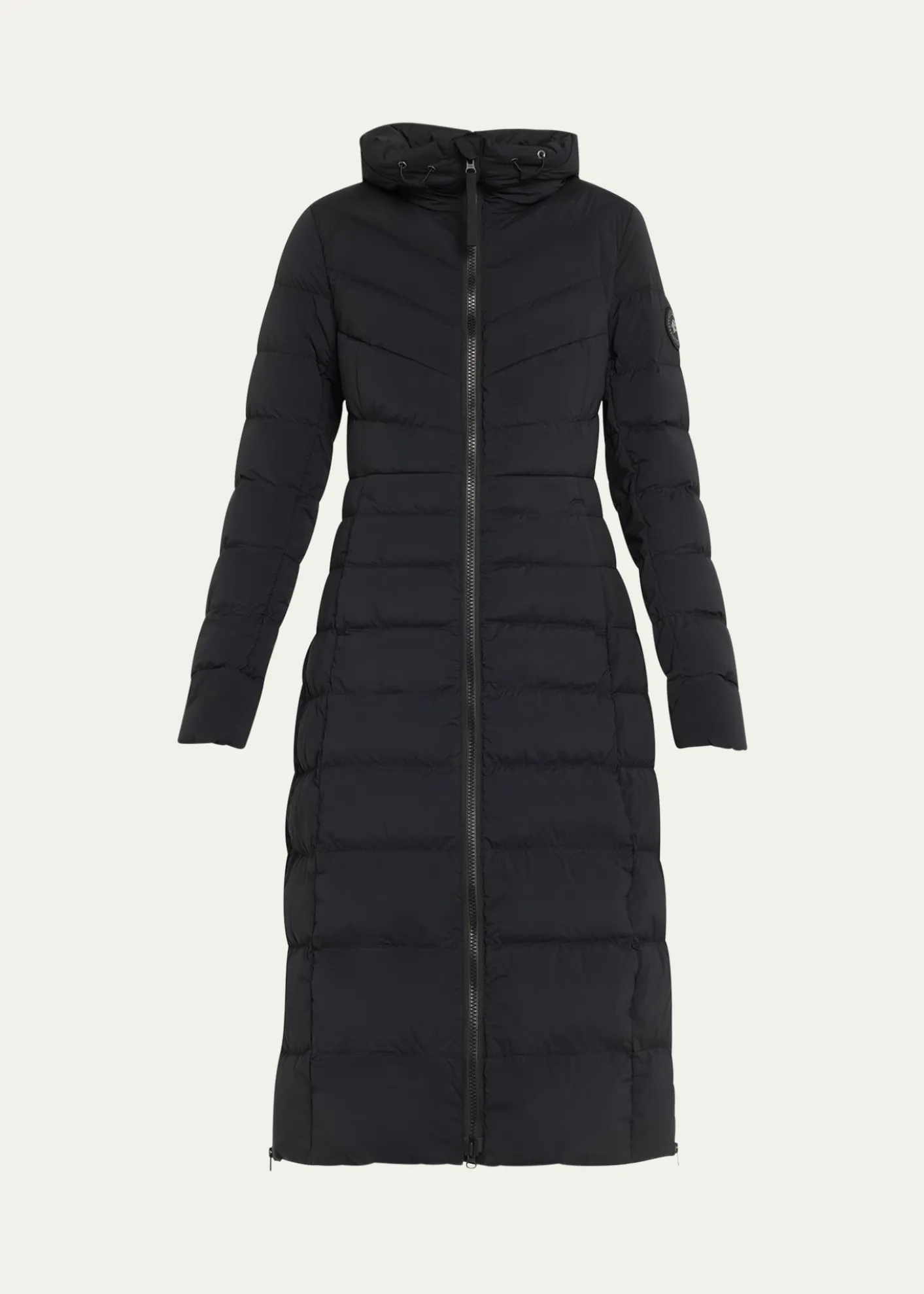 Canada GooseClair Long Coat Black Label