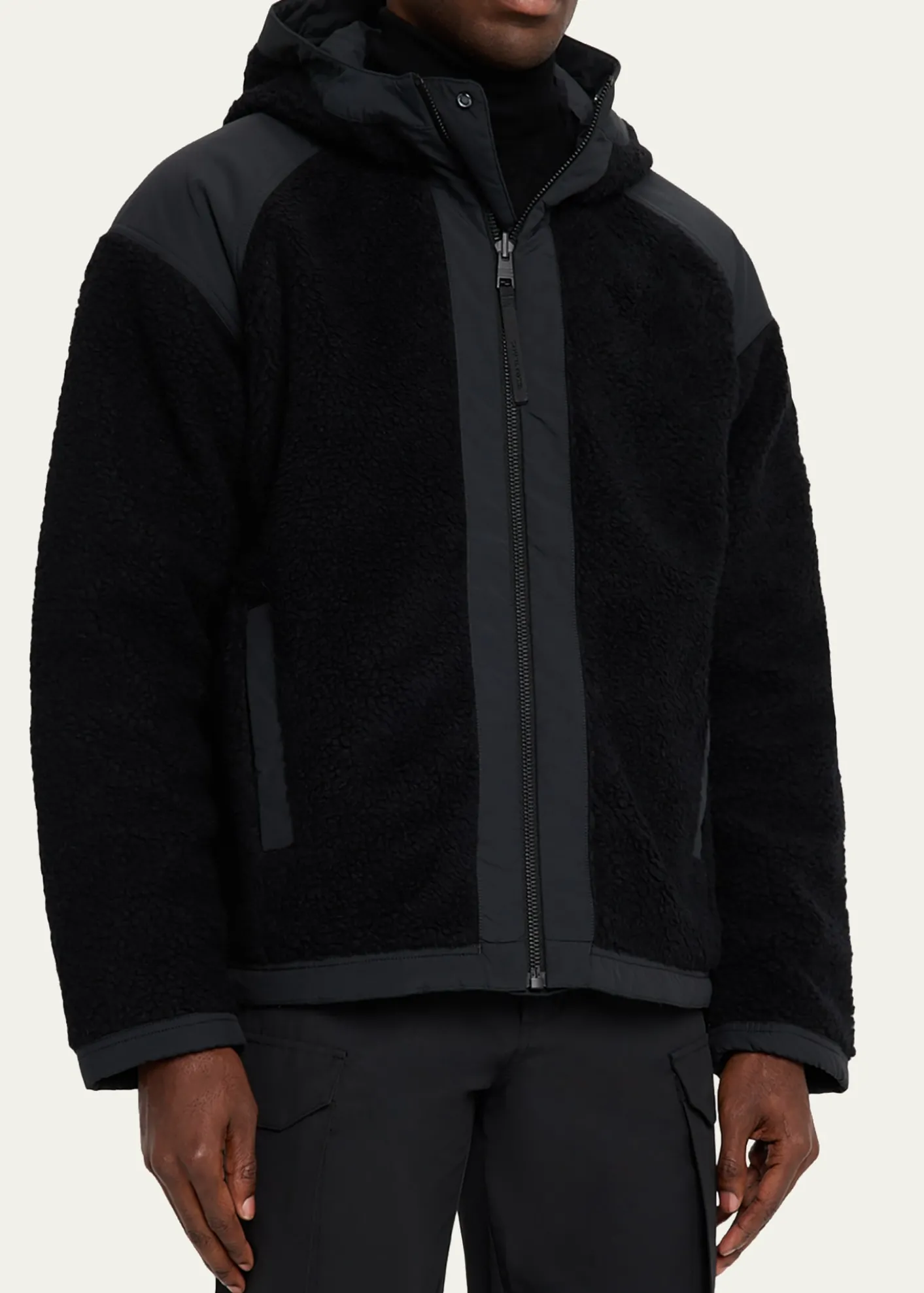 Canada GooseMen's Alberni Reversible Fleece Hooded Bomber Jacket