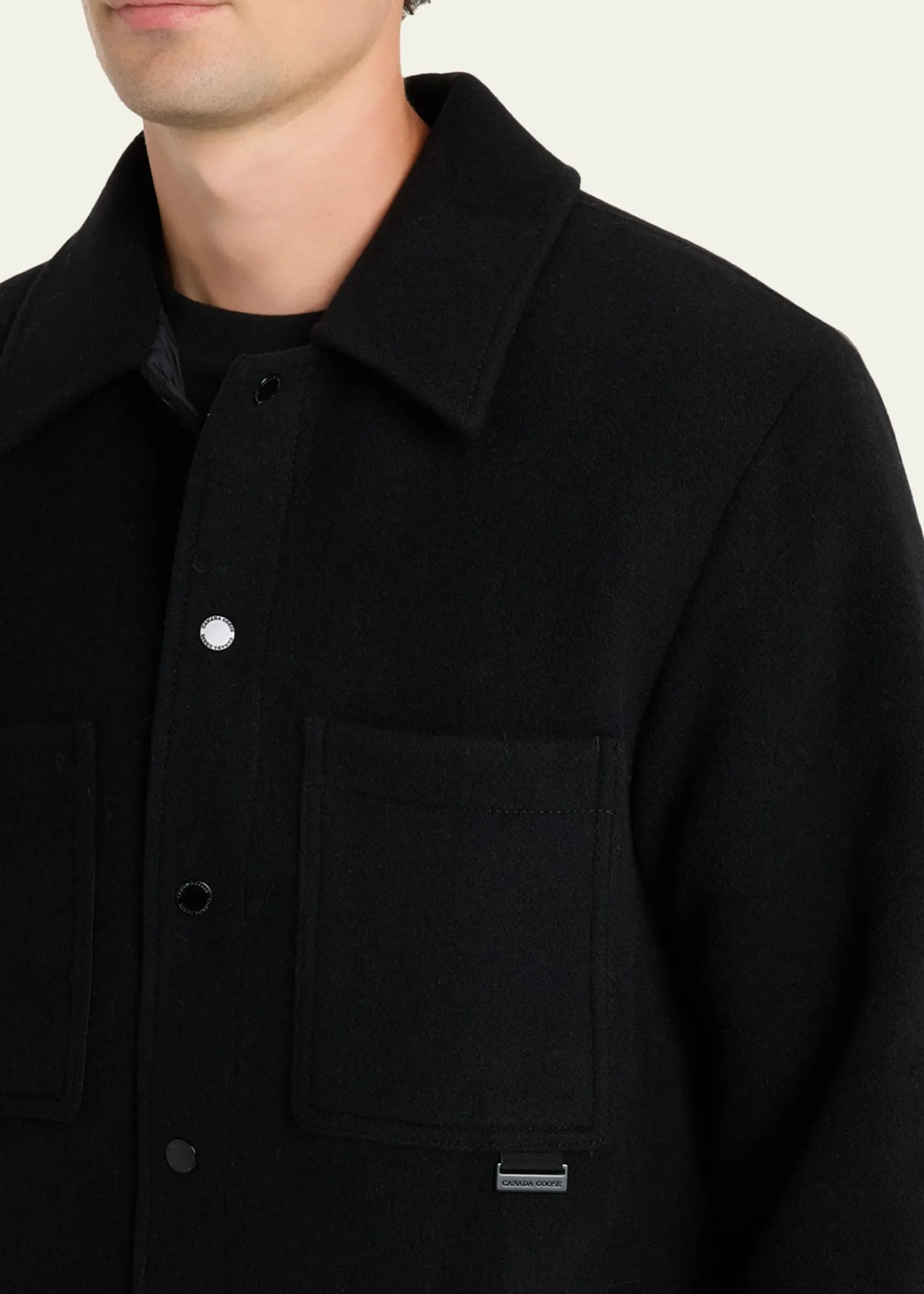 Canada GooseMen's Atkinson Snap-Front Shirt Jacket