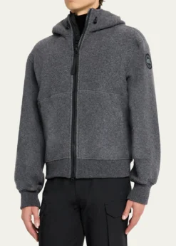 Canada GooseMen's Chilliwack Fleece Hooded Bomber Jacket